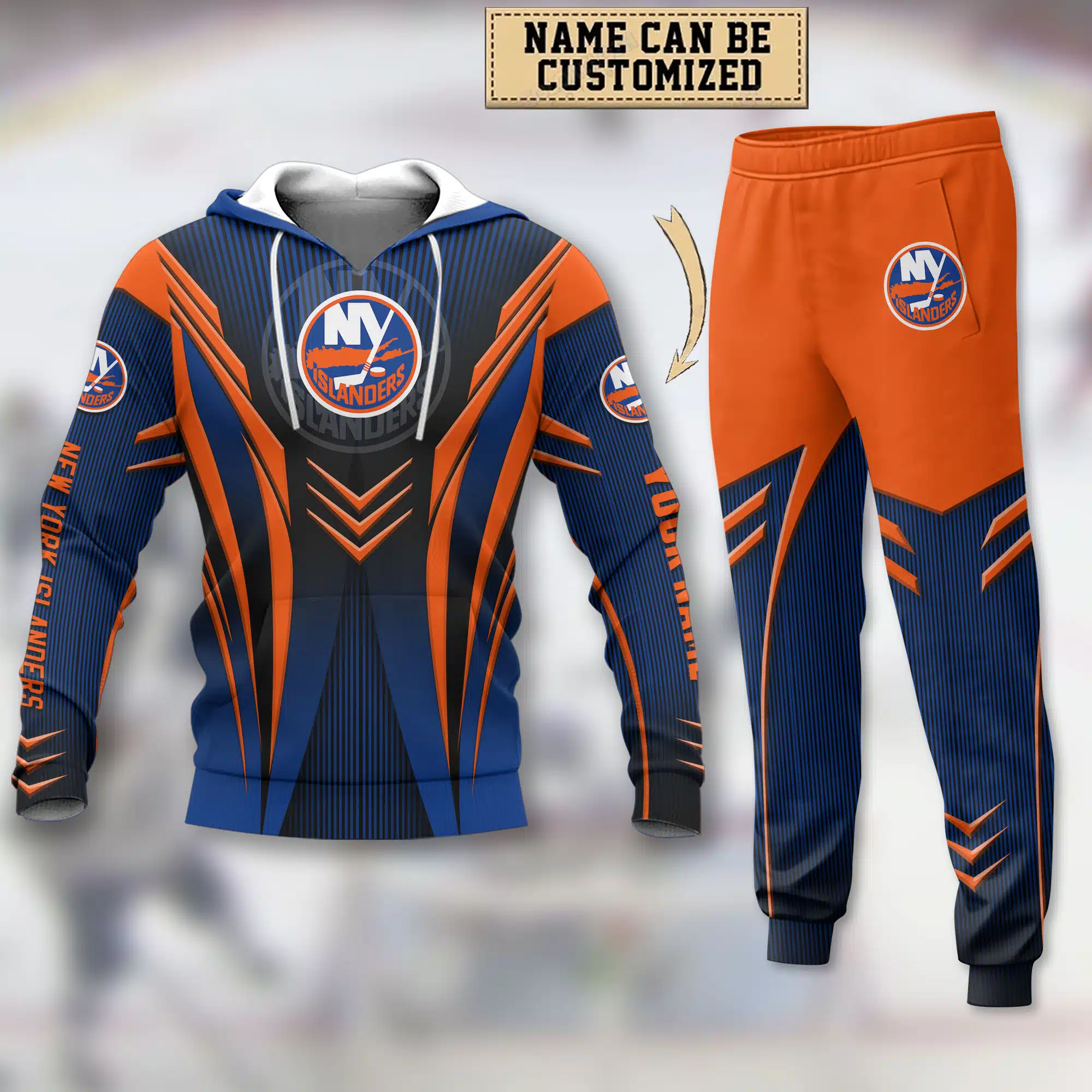 New York Islanders Hockey Tank - S / Blue / Polyester