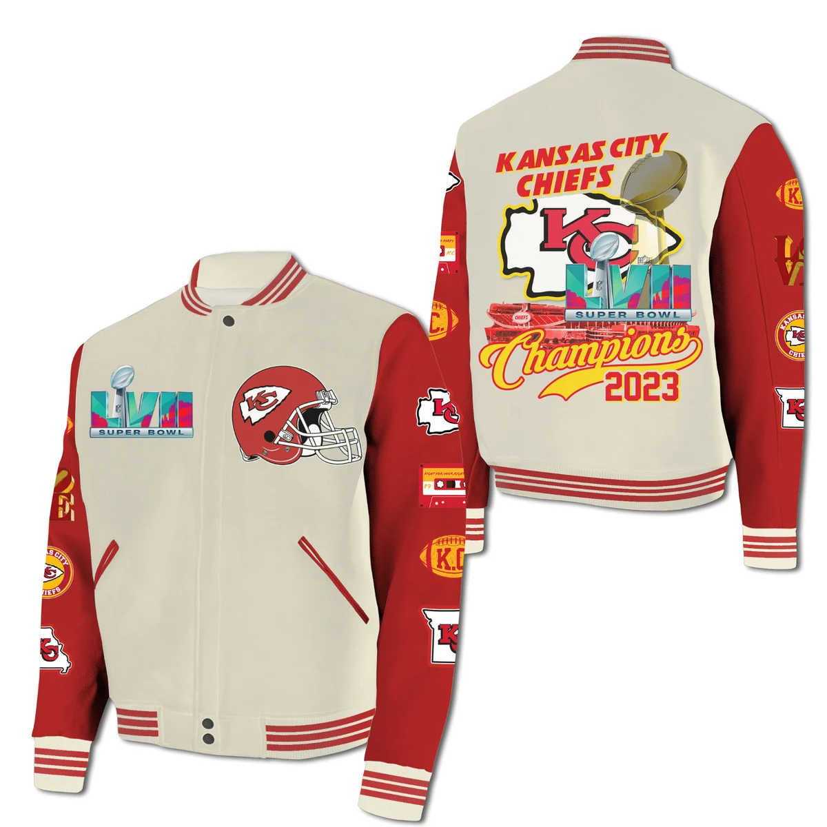 Official Kansas City Chiefs Super Bowl LVII Champions Jackets, Chiefs Coats