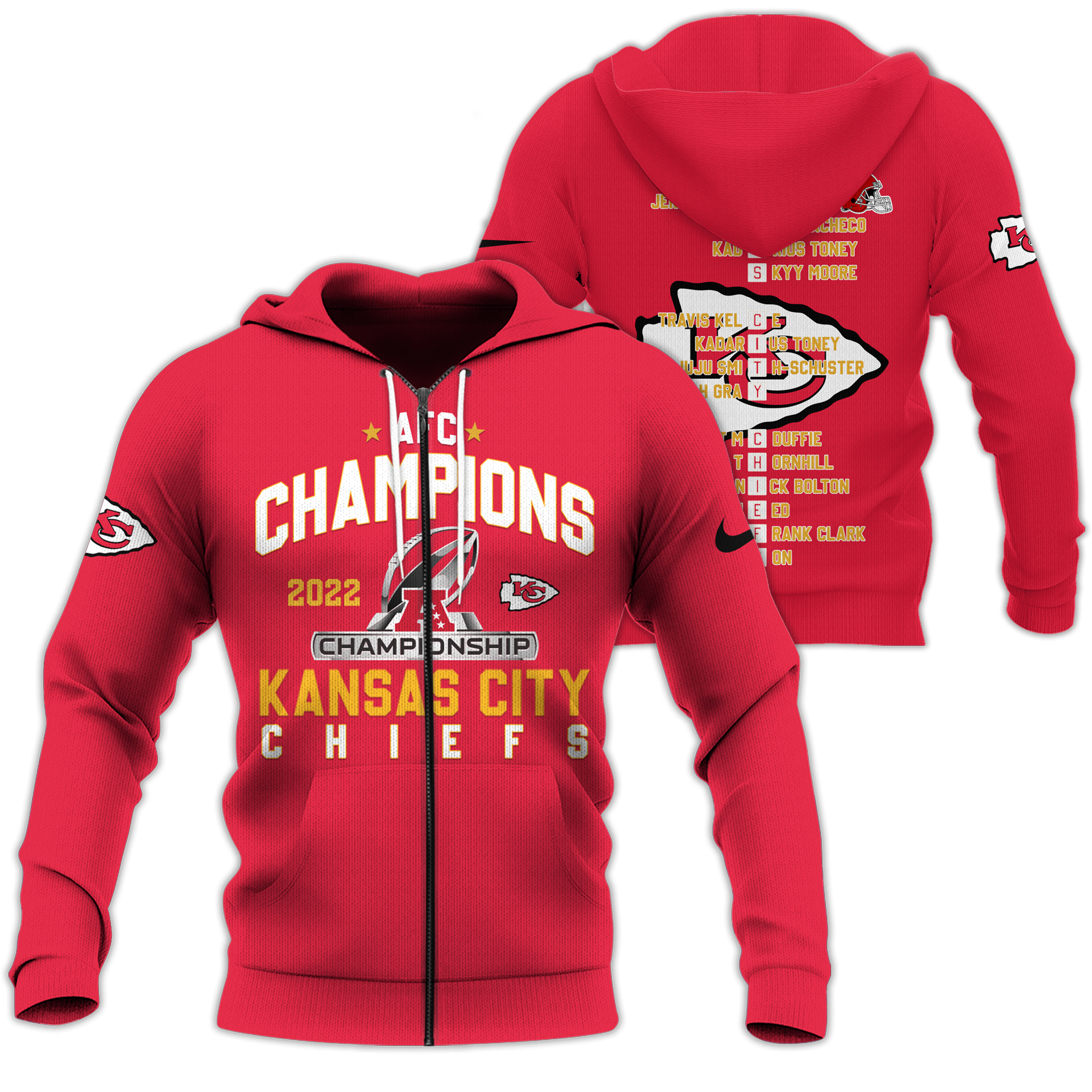 2023 Kansas City Chiefs AFC Championship Apparel - Bee Happy Forever