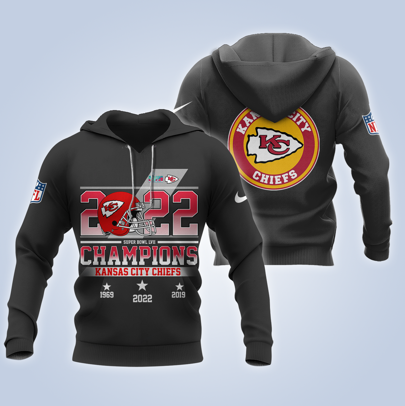 2023 Kansas City Chiefs Super Bowl Championship Apparel - Bee Happy Forever