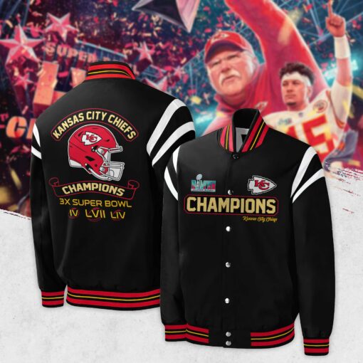 Official Kansas City Chiefs Super Bowl LVII Champions Jackets, Chiefs Coats