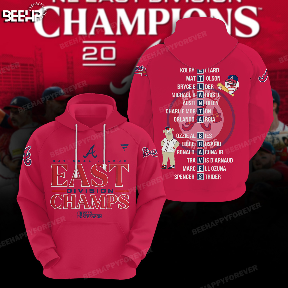 The East Is Ours Atlanta Braves Baseball 2022 NL East Division Champions  shirt, hoodie, sweatshirt and tank top