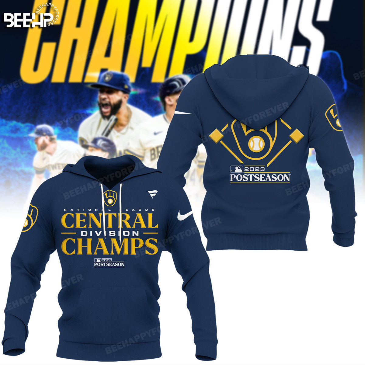 Milwaukee Brewers Fanatics Authentic 2023 NL Central Division