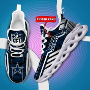 Dallas Cowboys NFL New Clunky Sneakers Max Soul Shoes For Men And