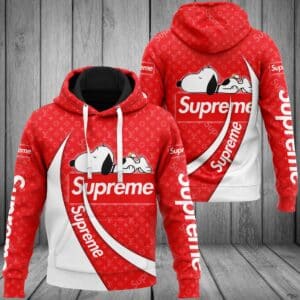 Louis Vuitton x Supreme Premium Hoodie - Bee Happy Forever