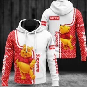 Louis Vuitton x Supreme Premium Hoodie - Bee Happy Forever