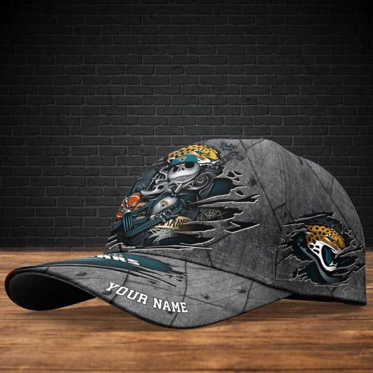 Jacksonville Jaguars Custom Name Classic 3D Cap NFL Lover Gift For