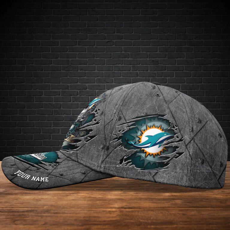 Custom Miami Dolphins Cap, couple, Men And Women gifts For Fans