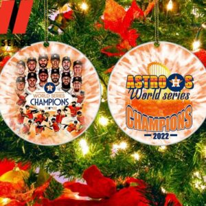 Official Logo Houston Astros 2022 World Series Champions Christmas