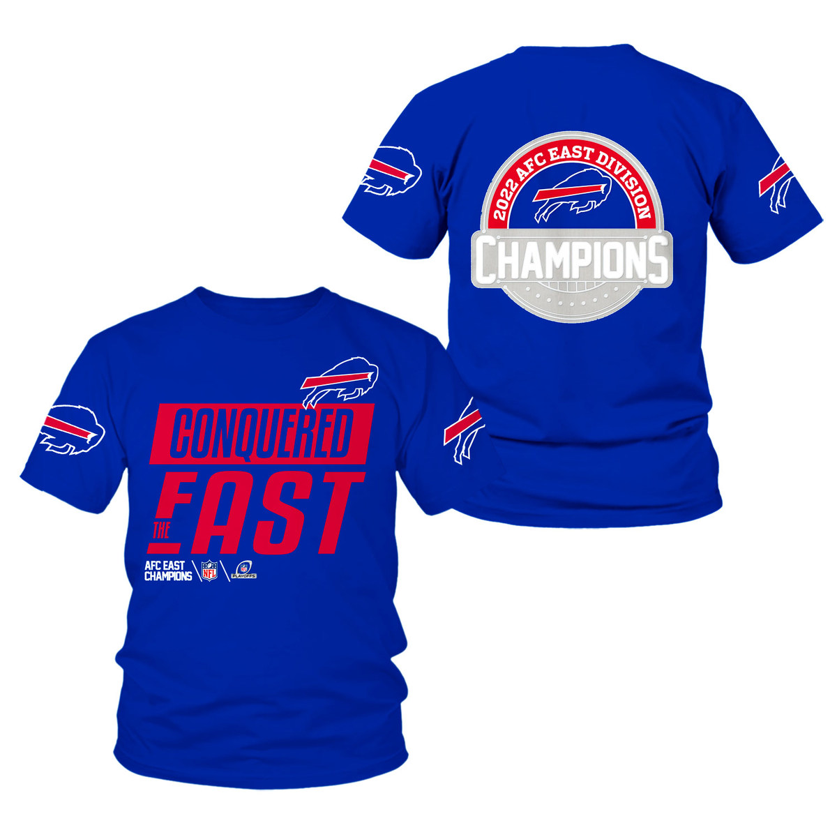 Conquered The East Buffalo Bills 2022 AFC East Division Champions Shirt,  hoodie, sweater, long sleeve and tank top