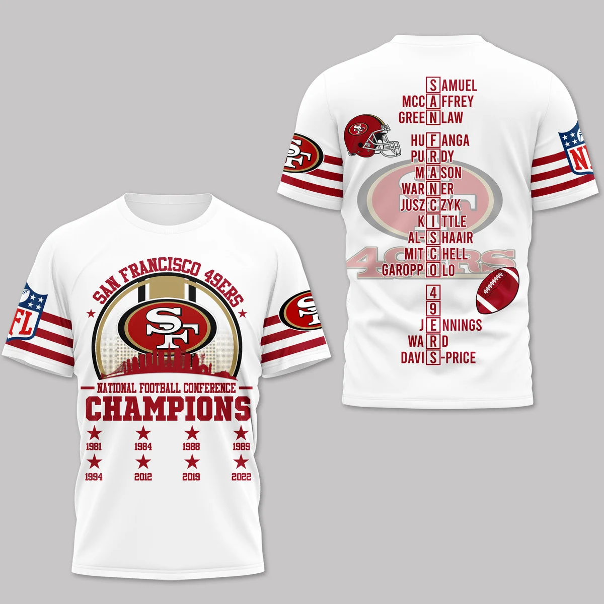 San Francisco 49ers NFC Champions Shirts - Bee Happy Forever