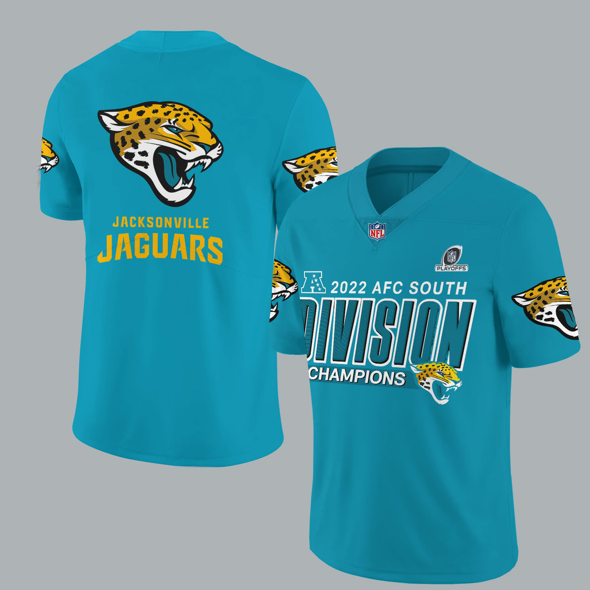 Jacksonville jaguars Playoffs 2022 AFC south Division Champions shirt,  hoodie, sweater, long sleeve and tank top