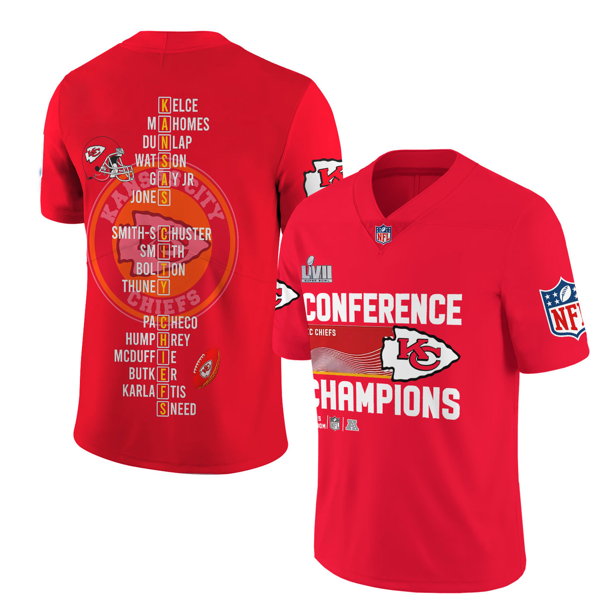 NFL Chiefs Conference Champions Short Sleeve Shirt 