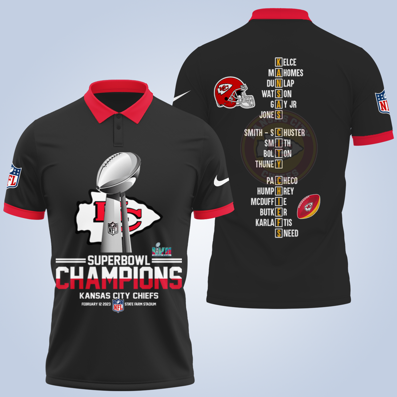 2023 Kansas City Chiefs Super Bowl Championship Apparel - Bee