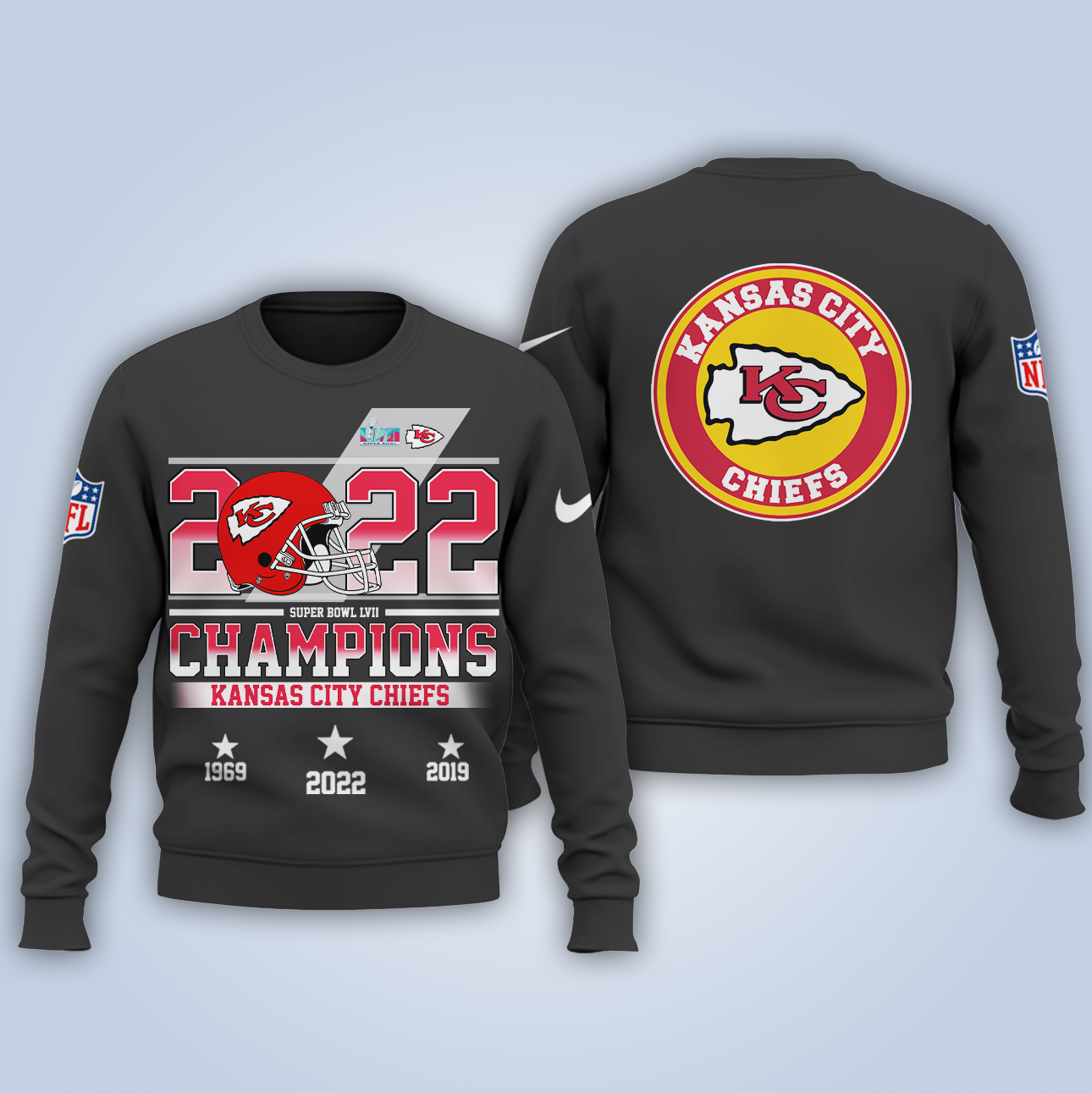 2023 Kansas City Chiefs Super Bowl Championship Apparel - Bee Happy Forever