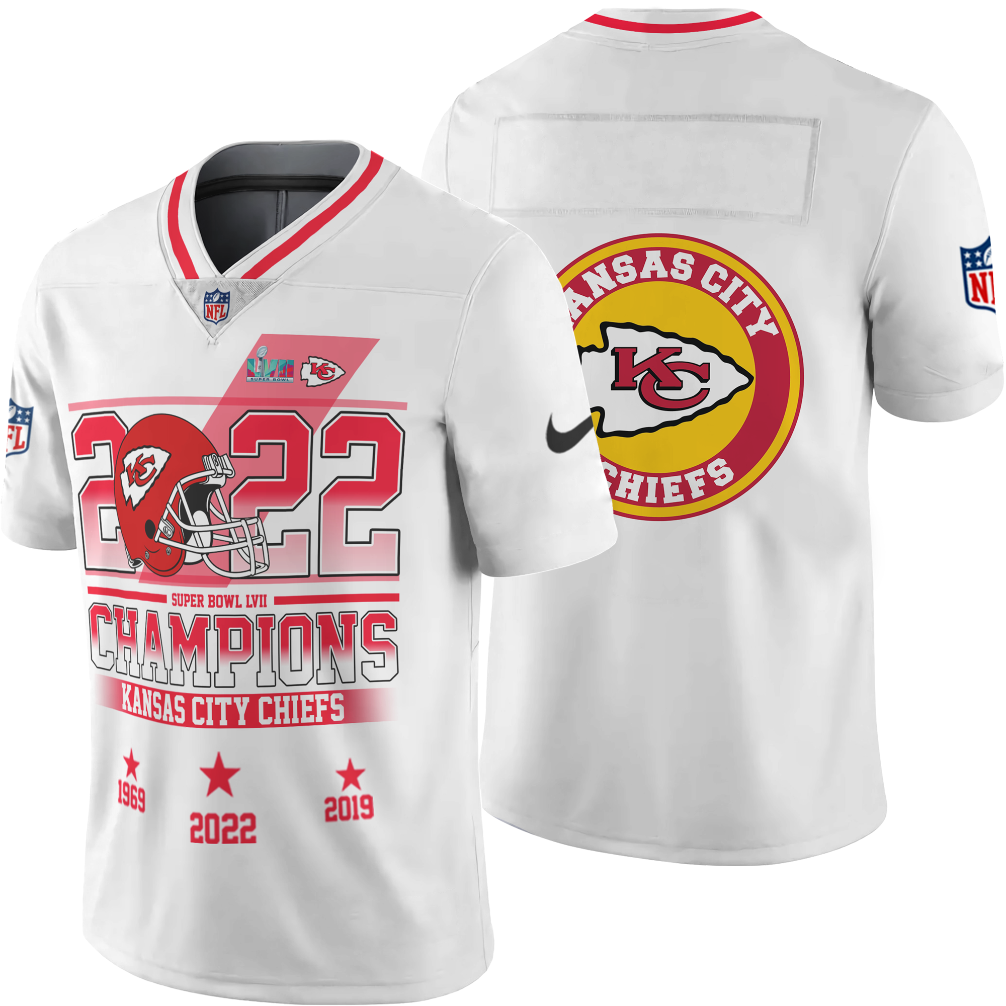 2023 Kansas City Chiefs Super Bowl Championship Apparel - Bee Happy Forever