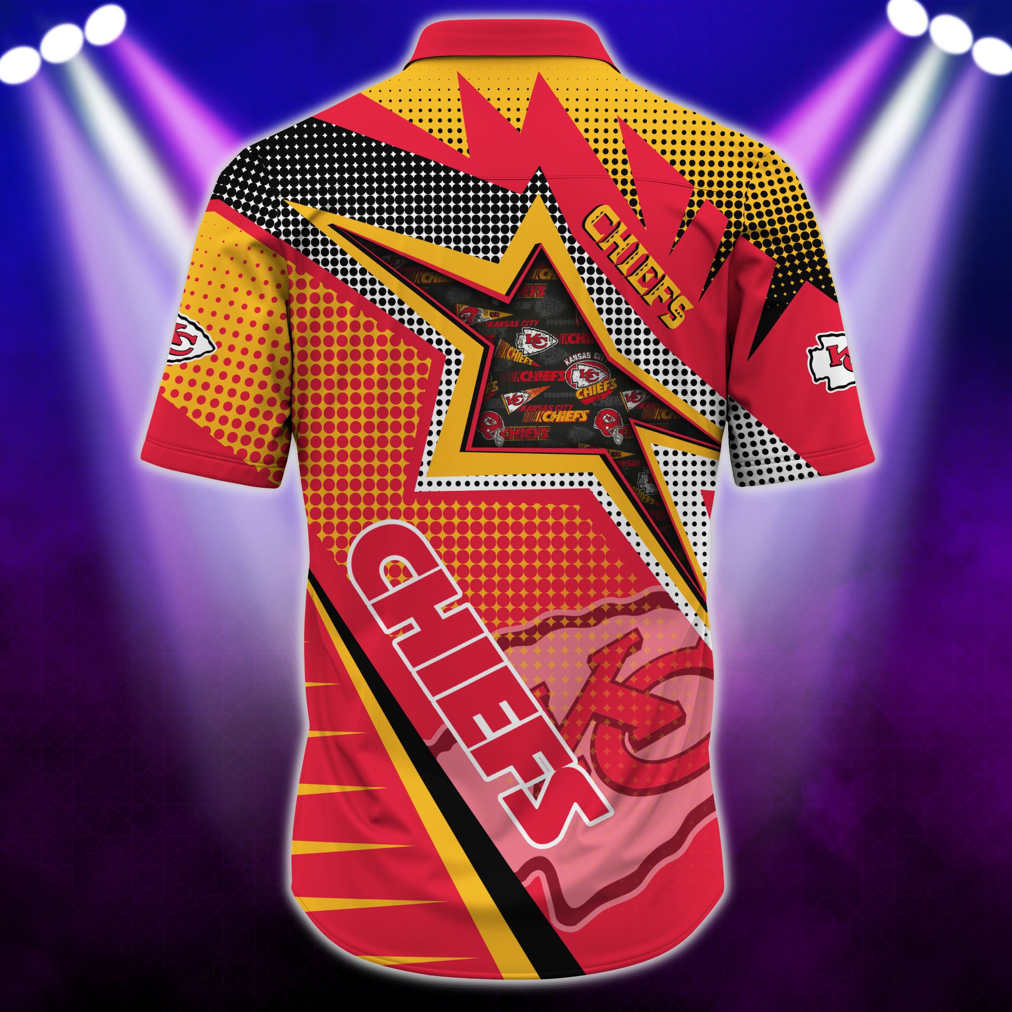 Kansas City Chiefs Hawaiian Shirt Leopard AOP Chiefs Gift