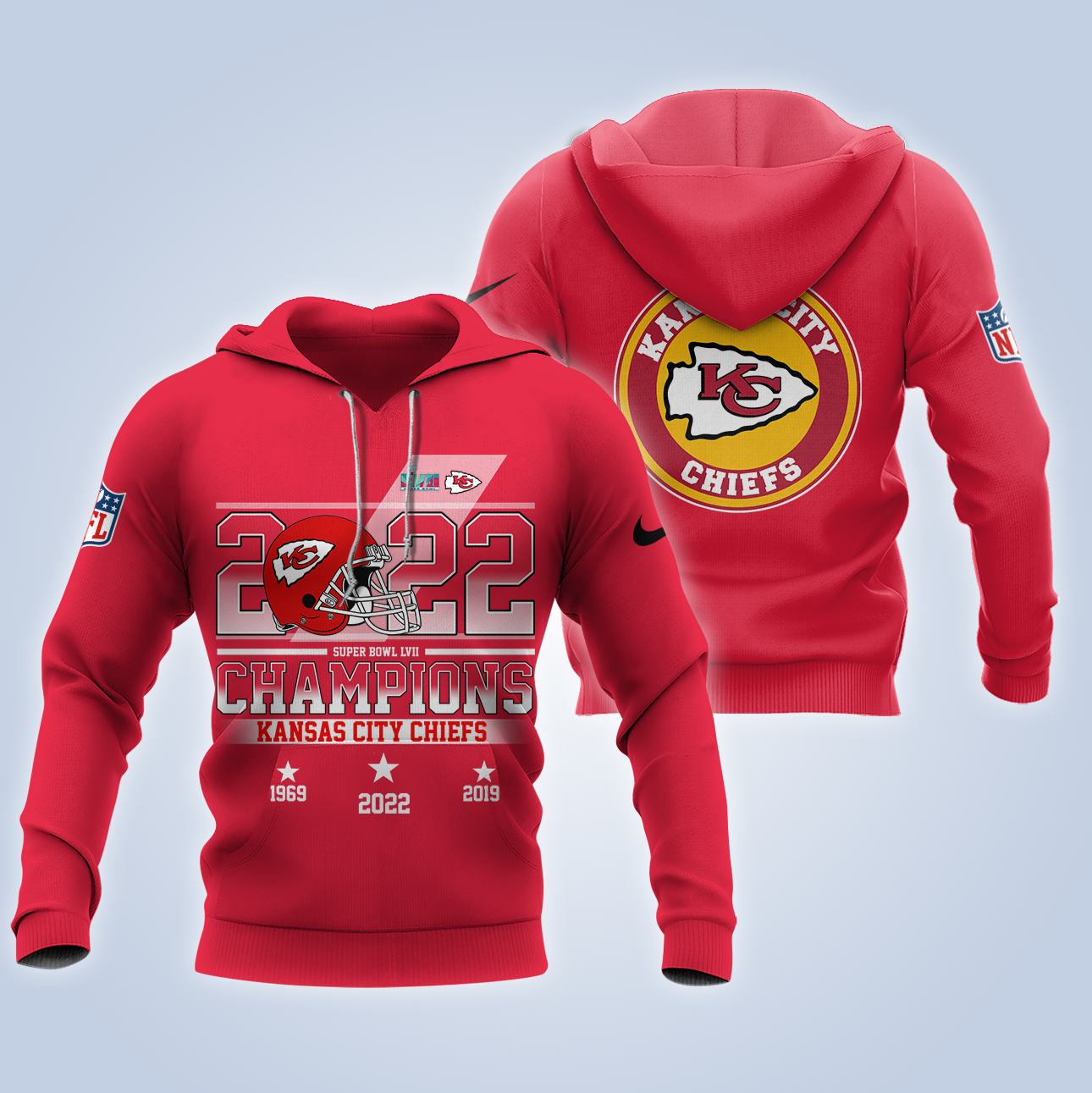 2023 Kansas City Chiefs Super Bowl Championship Apparel - Bee Happy Forever