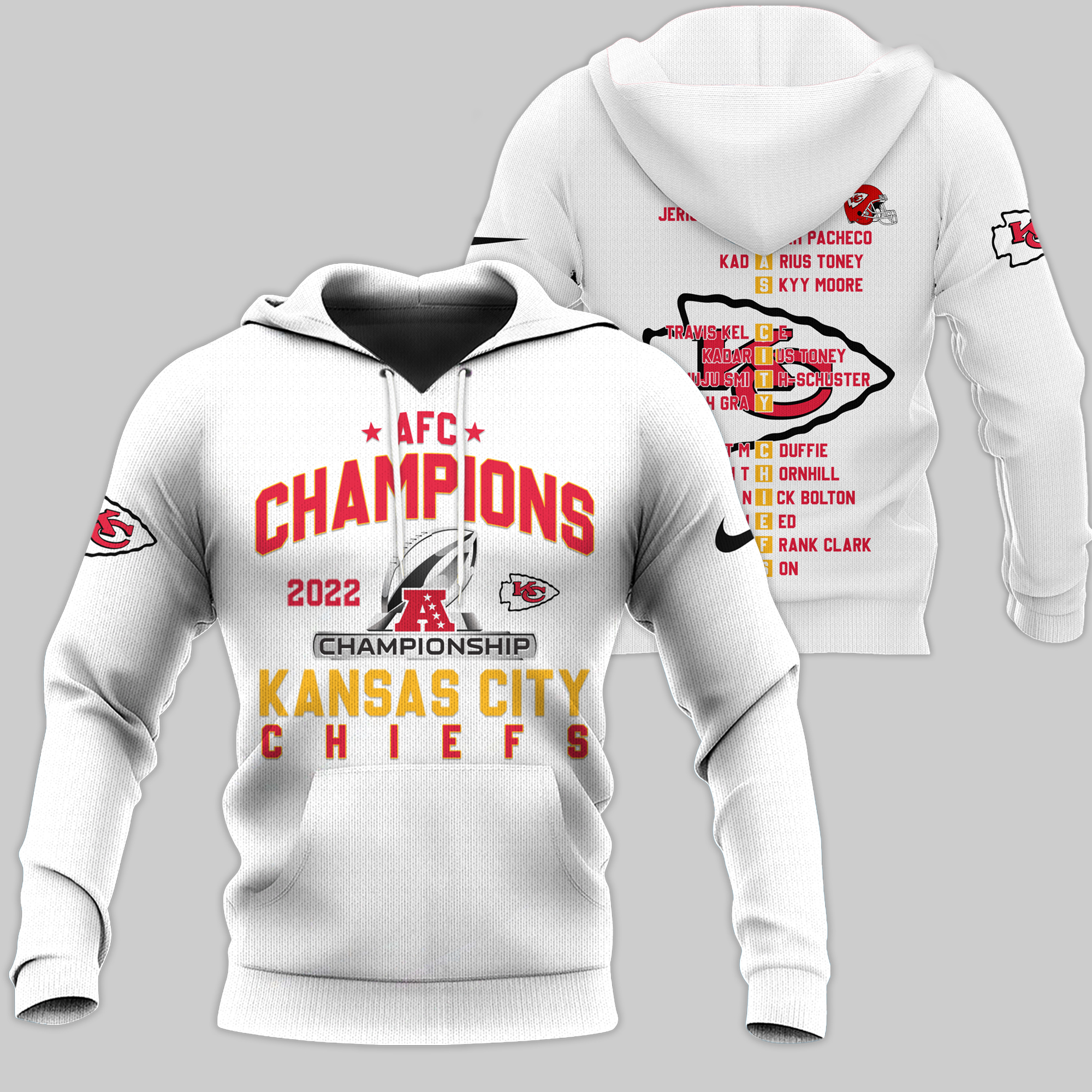 2023 Kansas City Chiefs AFC Championship Apparel - Bee Happy Forever