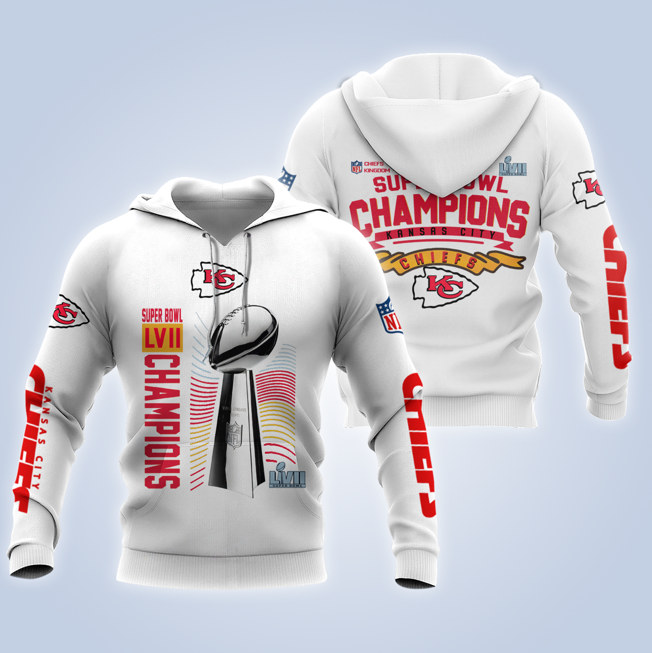 2023 Kansas City Chiefs Super Bowl Championship Apparel - Bee Happy Forever