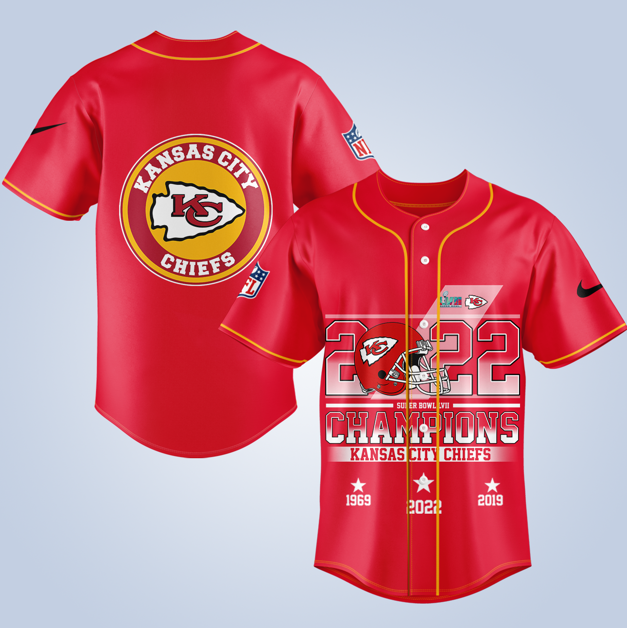 2023 Kansas City Chiefs Super Bowl Championship Apparel - Bee Happy Forever