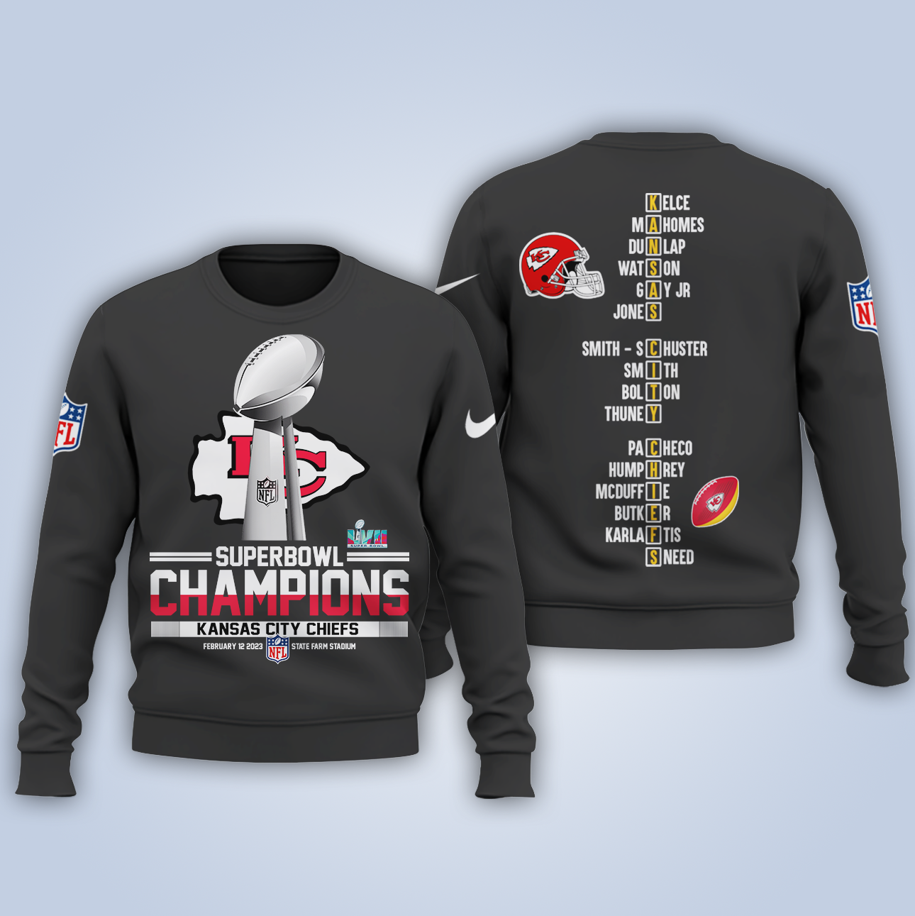 2023 Kansas City Chiefs Super Bowl LVII Champions Apparel - Bee Happy  Forever