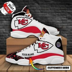 Kansas City Chiefs Air Jordan 13 Sneakers Nfl Custom Sport Shoes