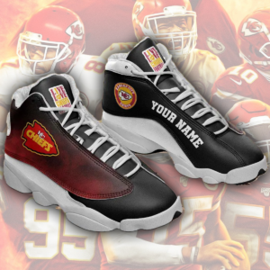 Kansas City Chiefs Air Jordan 13 Sneakers Nfl Custom Sport Shoes