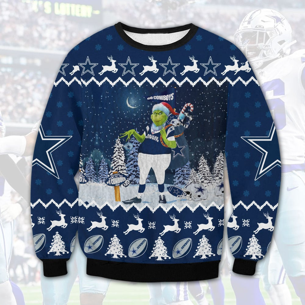 The Grinch Dallas Cowboys Shirts, Custom Dallas Cowboys Polo Shirts, NFL Dallas  Cowboys Sleeve Polo - Dallas Cowboys Home