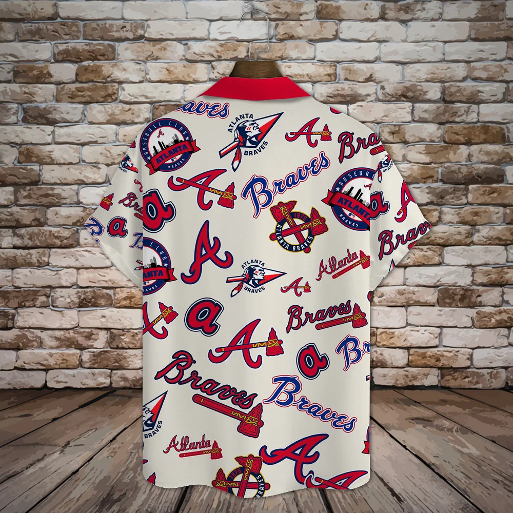 Atlanta Braves Hawaiian Shirt - Bee Happy Forever