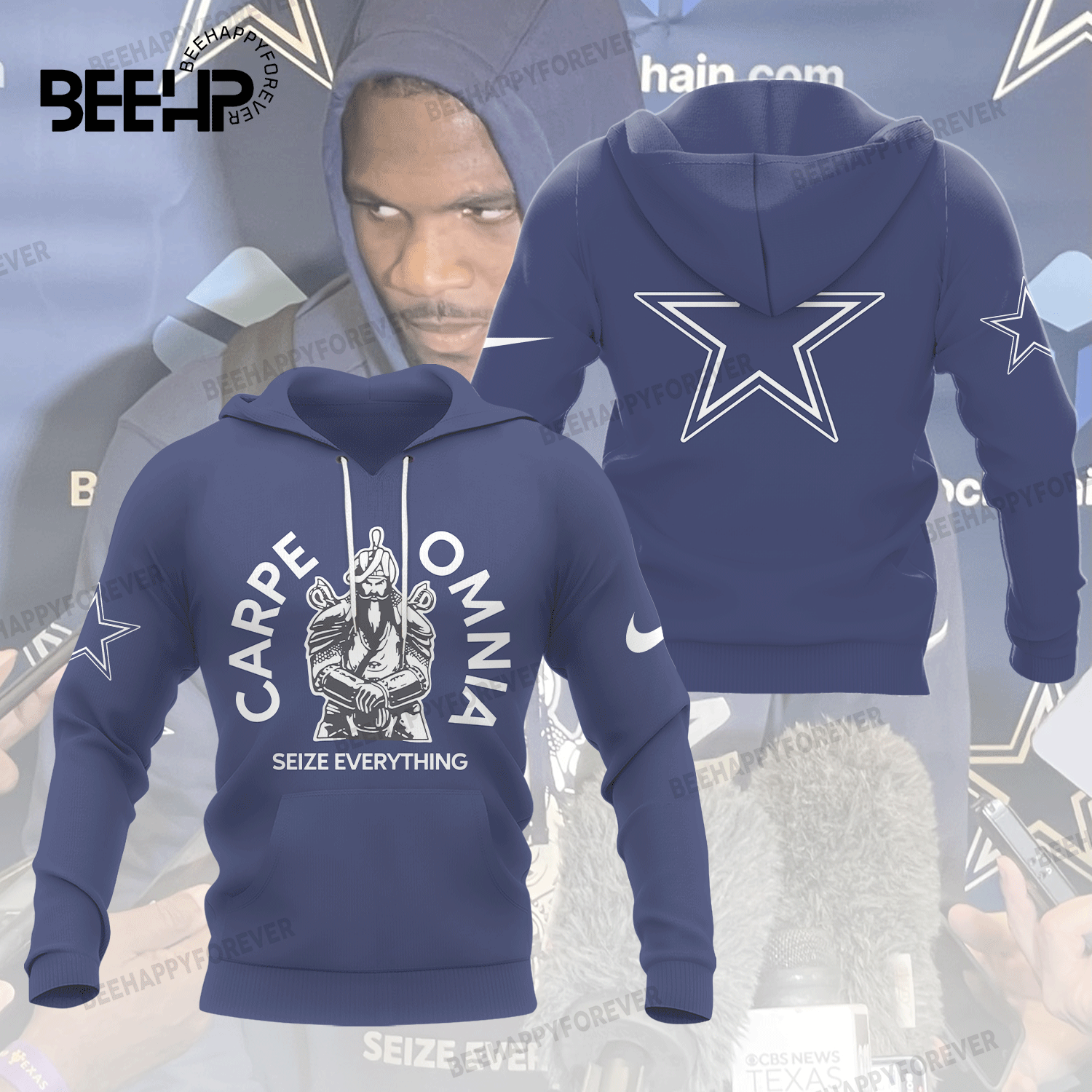 Personalized Dallas Cowboys Hoodie Mens 3D Promising Cowboys Gift