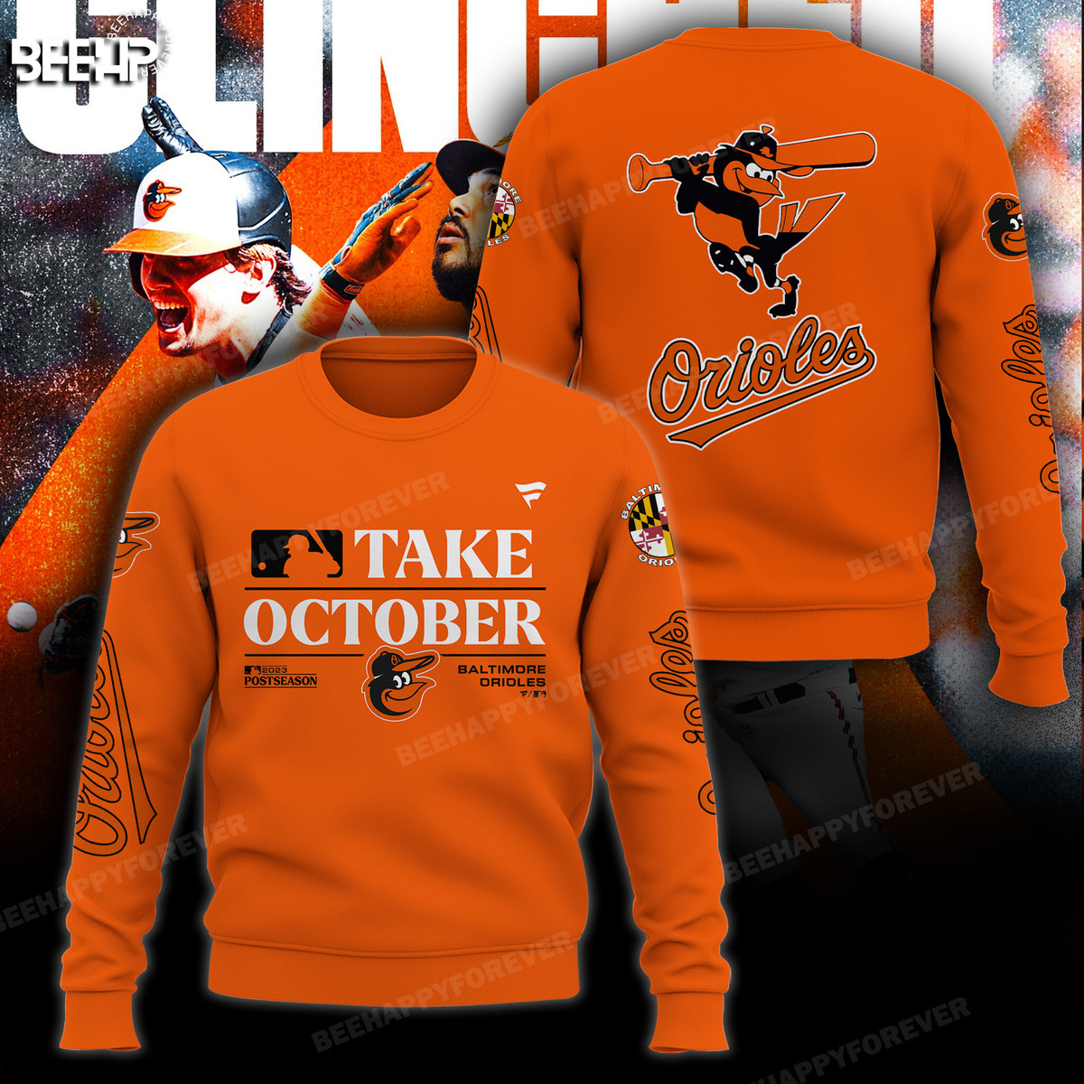 baltimore orioles orange 2023 postseason locker room shirt, hoodie,  sweater, long sleeve and tank top